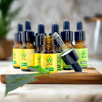 Natural Cannabis Flower Extract with Cold-Pressed Coconut Oil Drops - Premium Herbal Supplement